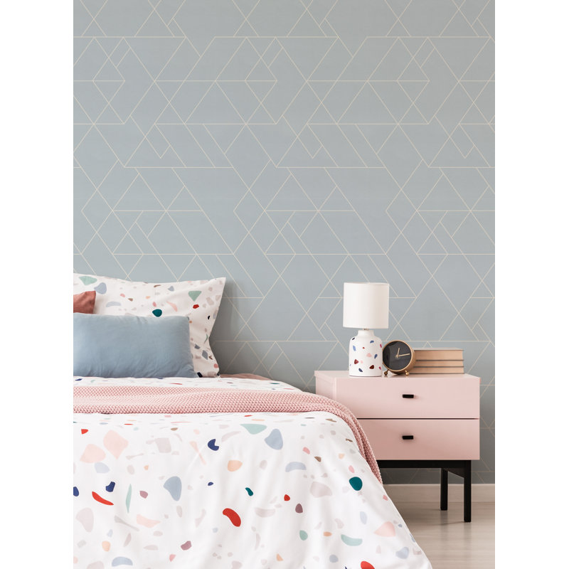 Mercer41 Triangle Art Deco Paintable Peel and Stick